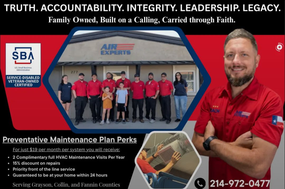 Air Experts, Heating System Installation or Replacement in Van Alstyne, TX - photo 3