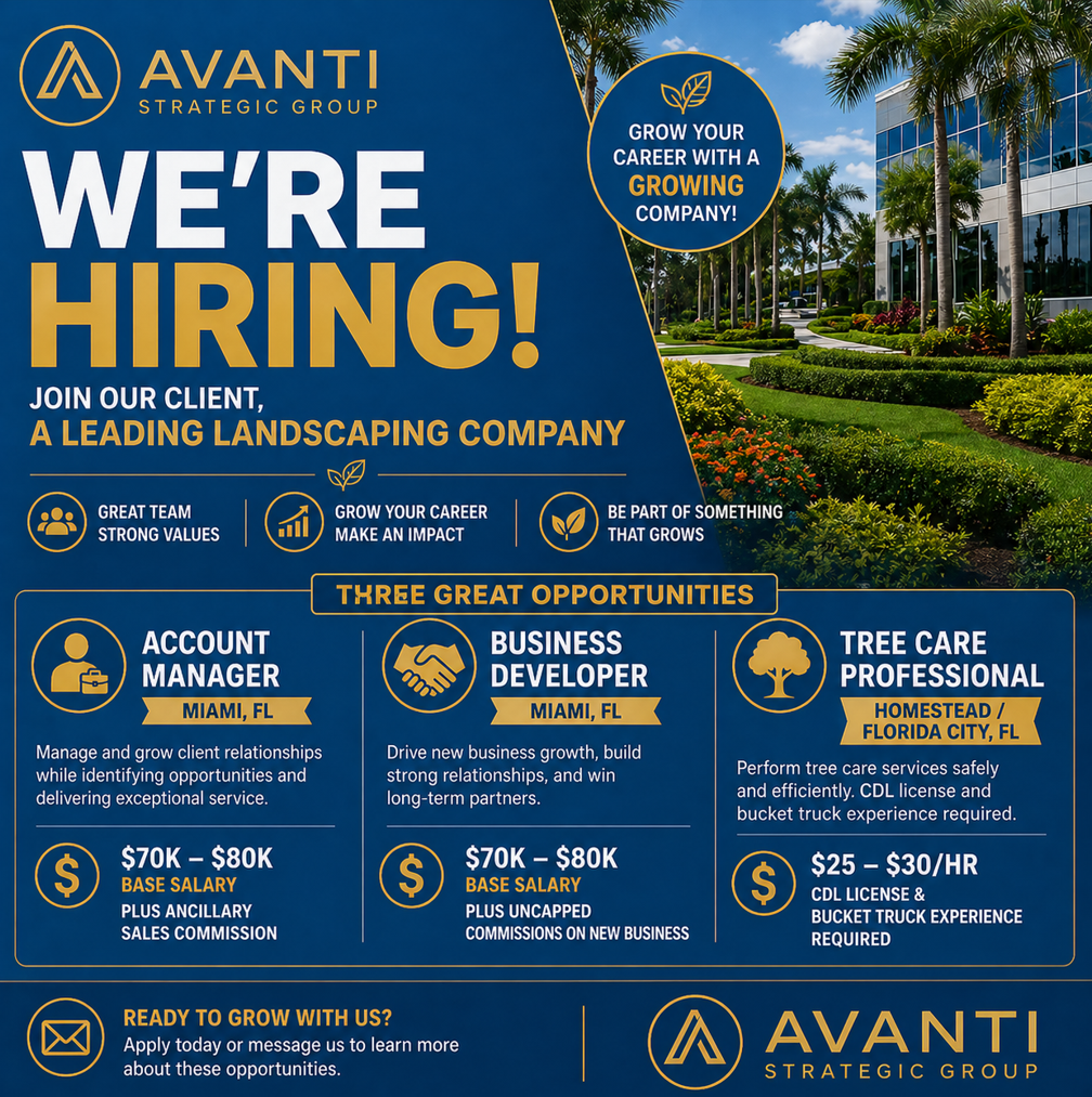 Avanti Strategic Group, Recruiting in Weston, FL - photo 3