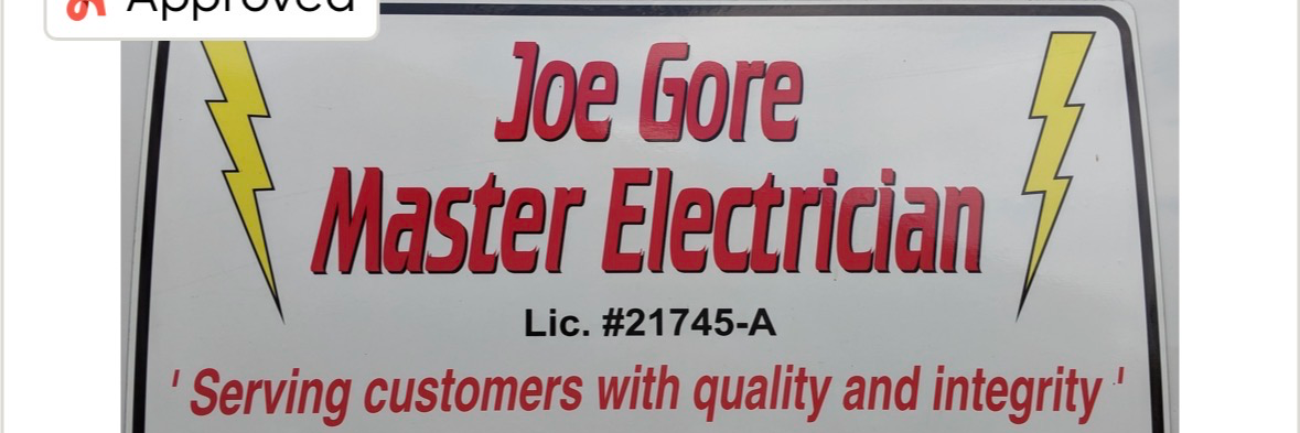 Joe Gore Master Electrician cover photo