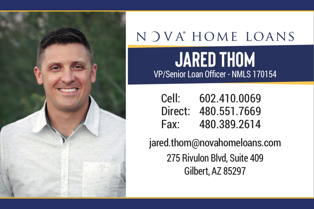 Jared Thom - Nova Home Loans, Credit Repair Services in Gilbert, AZ - photo 1