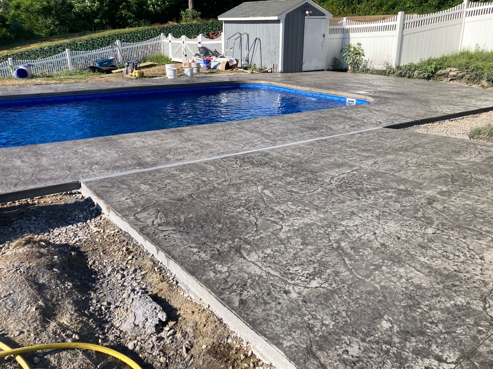 W. santos Construction Services, LLC., Concrete Installation in New Boston, NH - photo 6