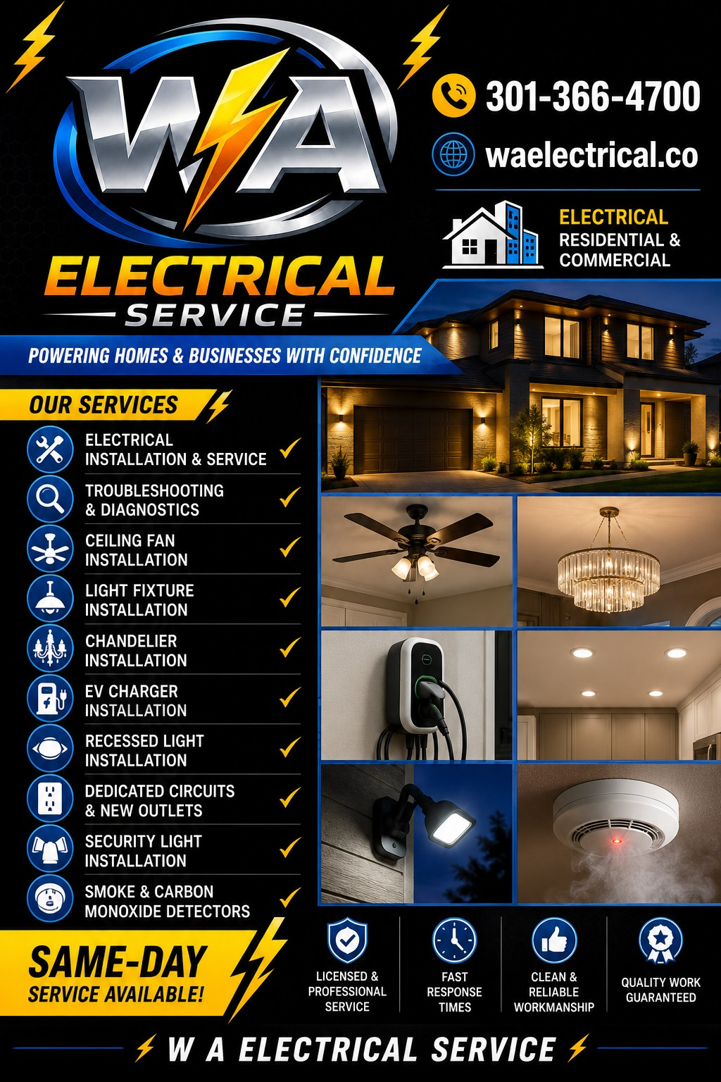 W a electrical Service, Circuit Breaker Panel or Fuse Box Installation in Silver spring , MD - photo 4
