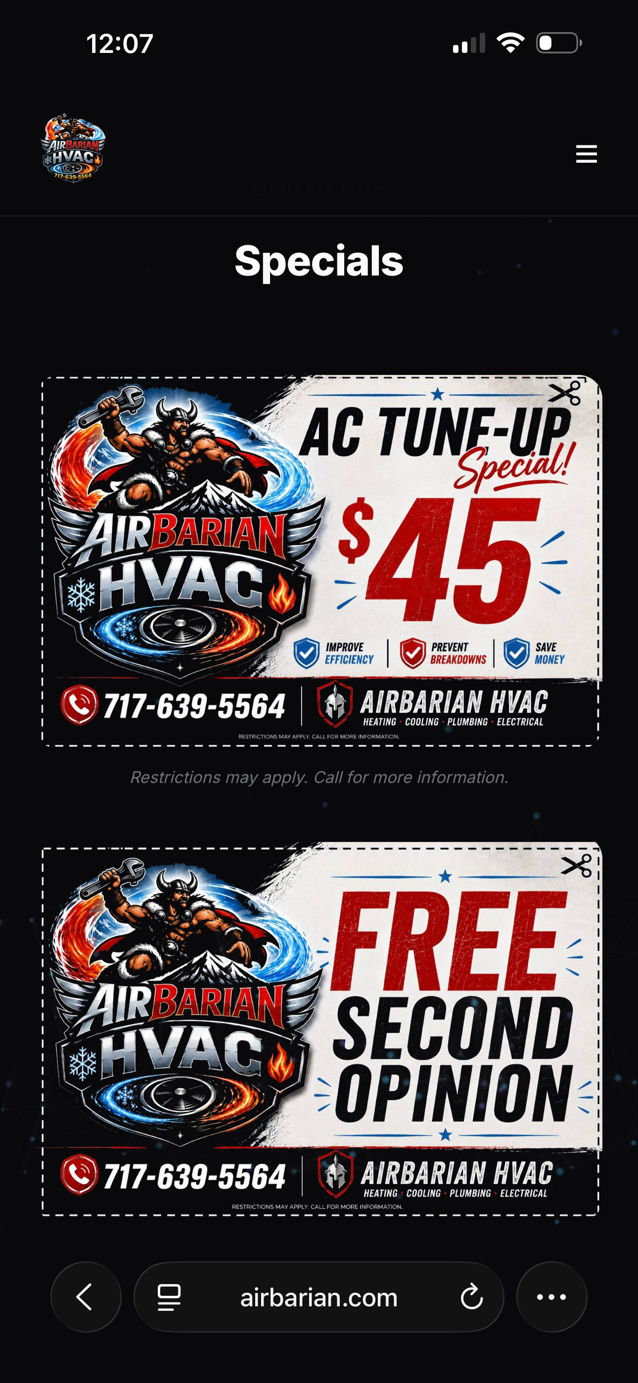 AirBarian HVAC LLC cover photo