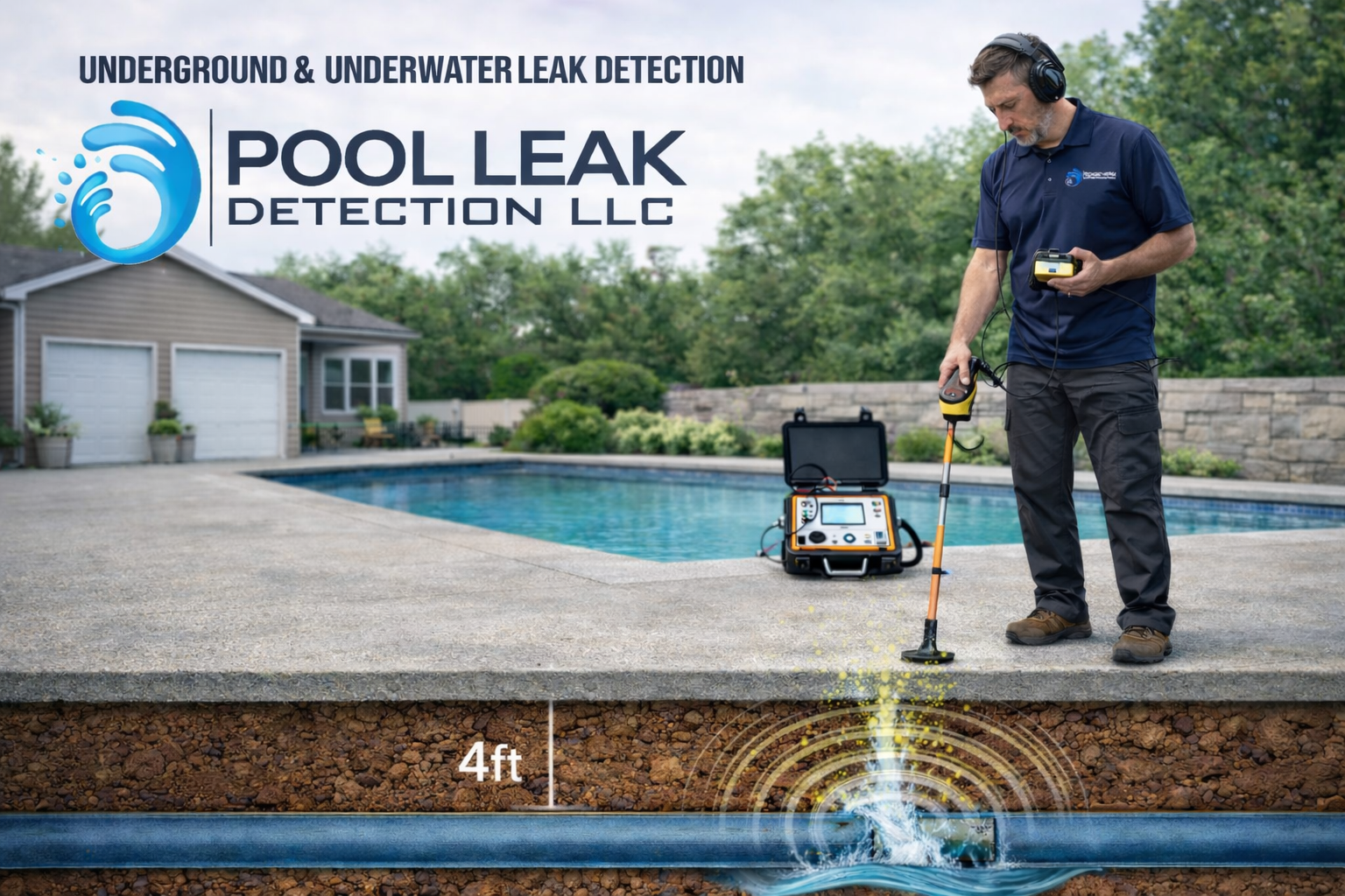 Pool Leak Detection LLC, Swimming Pool Repair in Highland Falls, NY - photo 8