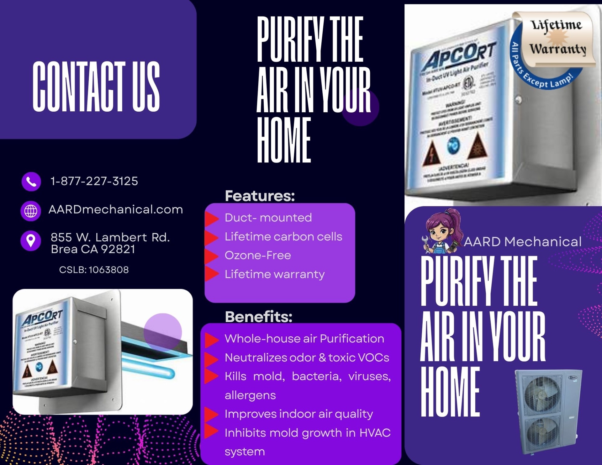 AARD mechanical heating and air conditioning, Central Air Conditioning Installation or Replacement in Brea, CA - photo 1