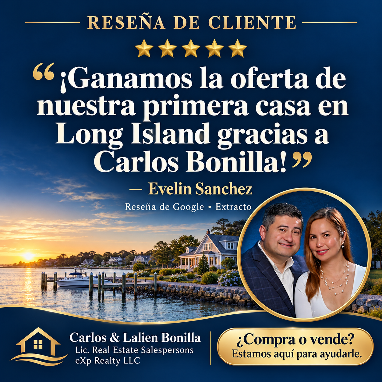 Carlos & Lalien Bonilla Lic. Real Estate Salesperson's with eXp Realty LLC, Buyer's Agents in Patchogue, NY - photo 3