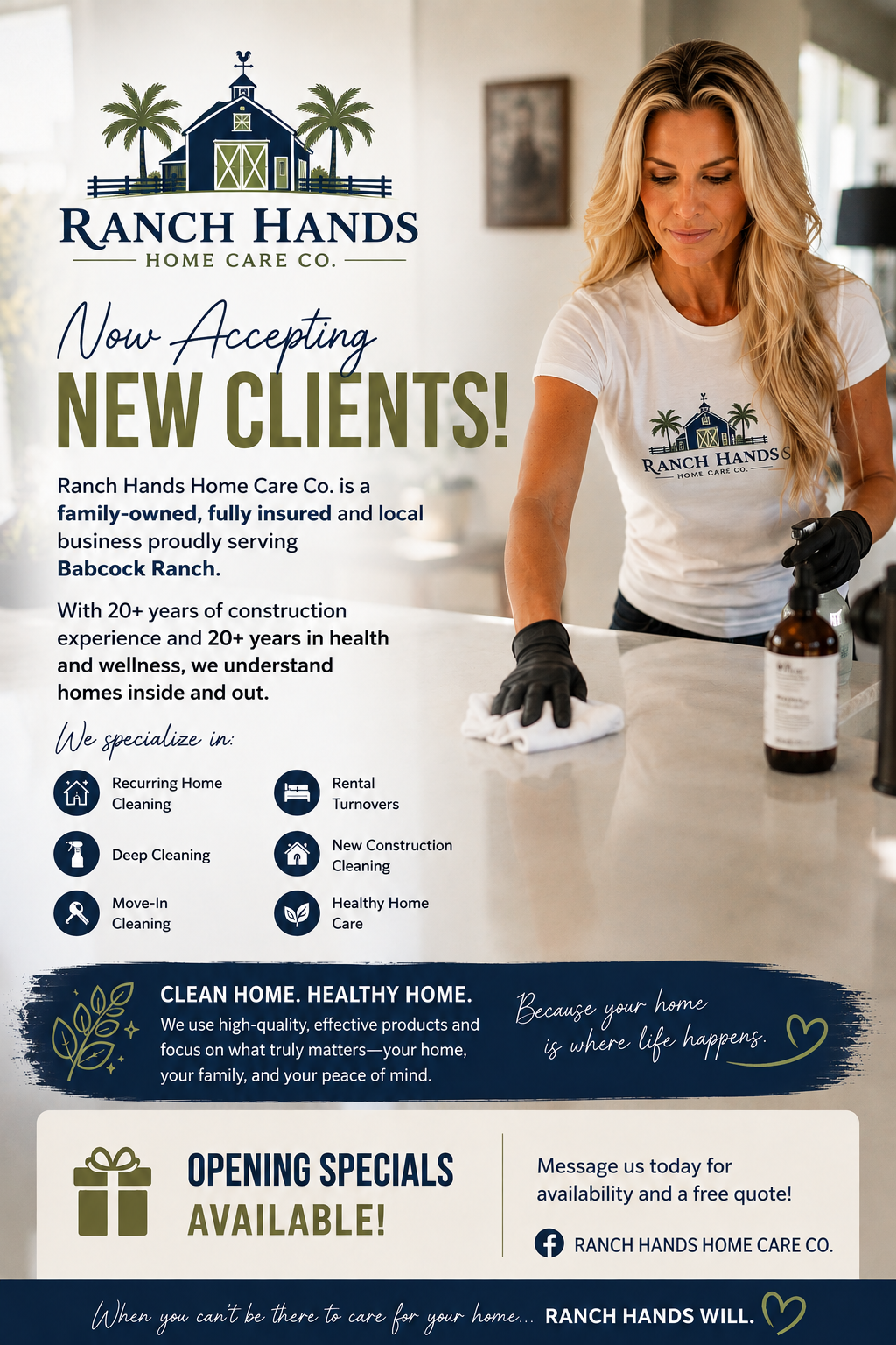 Ranch Hands Home Care Co, House Cleaning in Punta Gorda, FL - photo 7