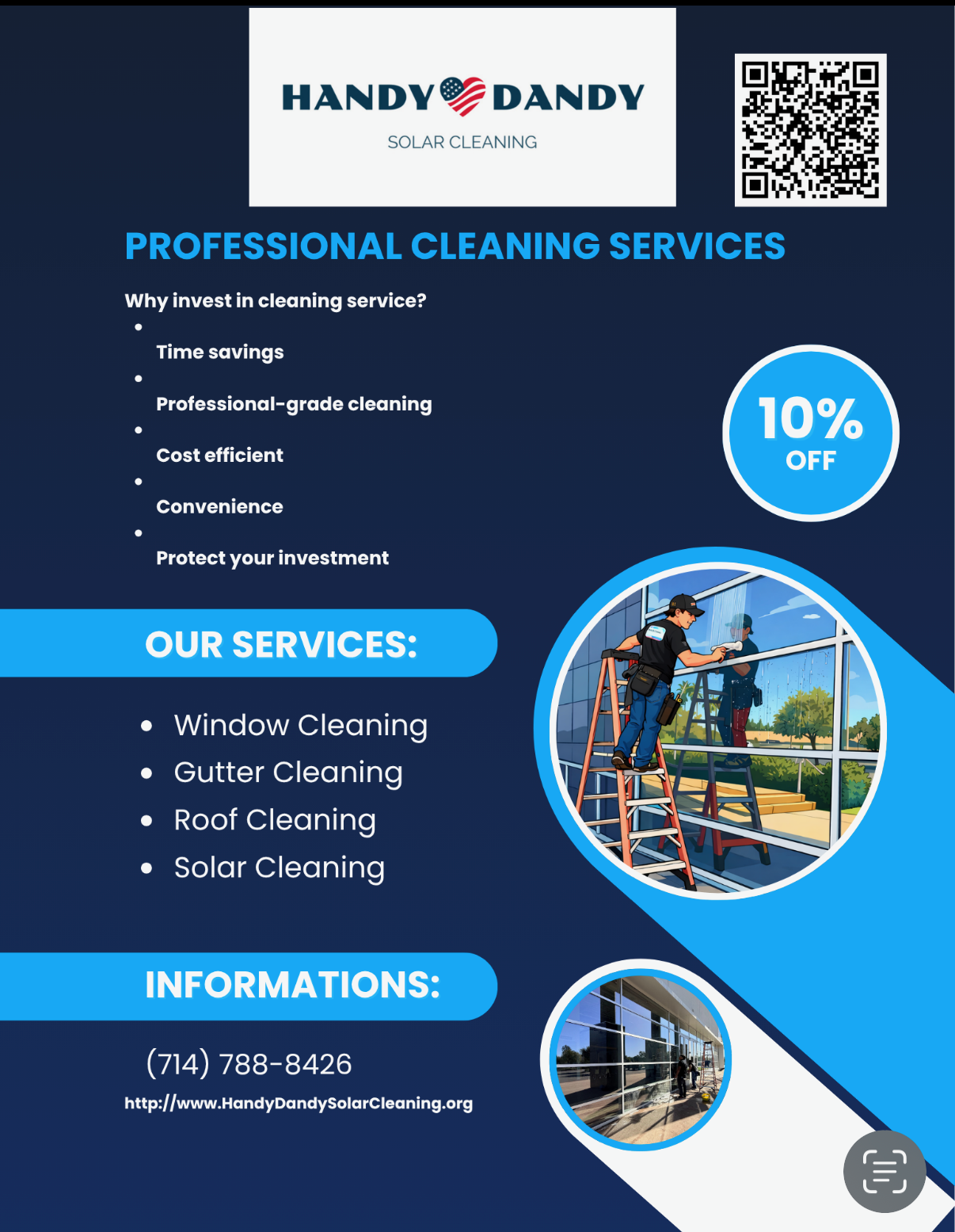 Handy dandy solar cleaning, Solar Panel Cleaning in Lake Elsinore, CA - photo 6