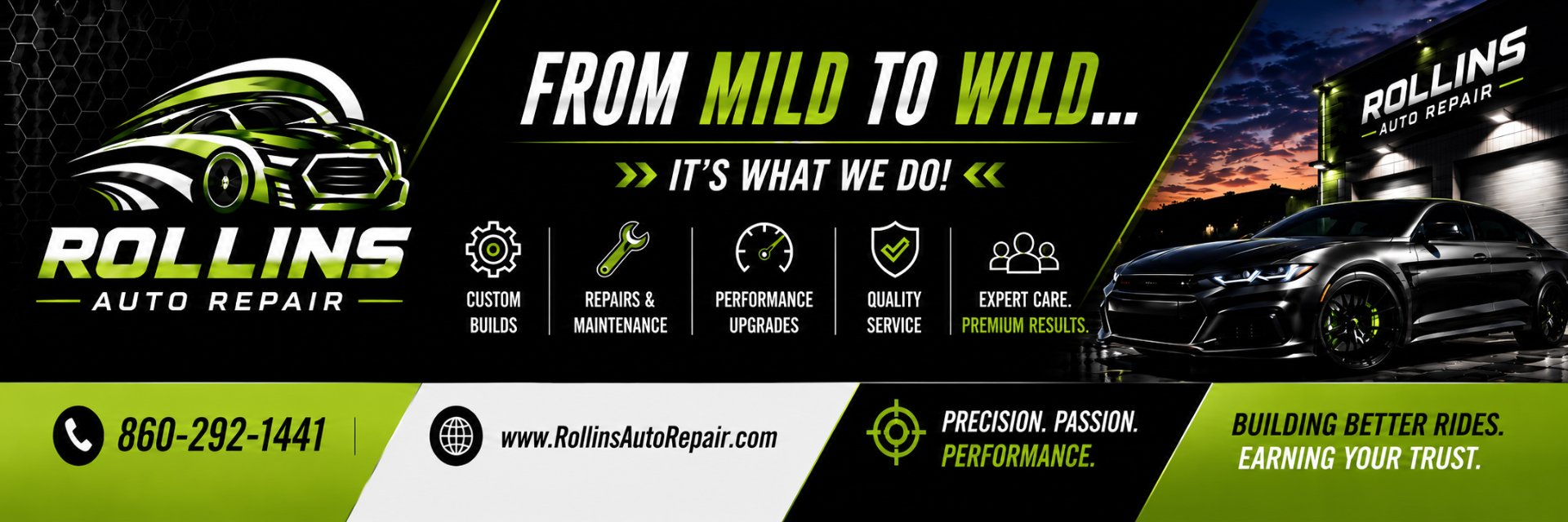 Rollins Auto Repair, Auto Customization in Windsor Locks, CT - photo 1
