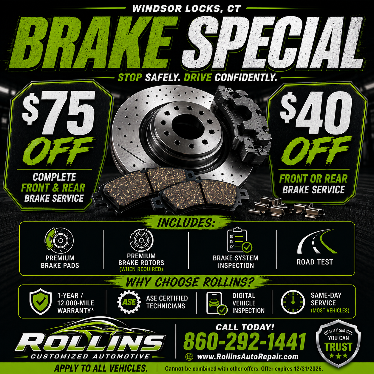 Rollins Auto Repair, Auto Customization in Windsor Locks, CT - photo 8