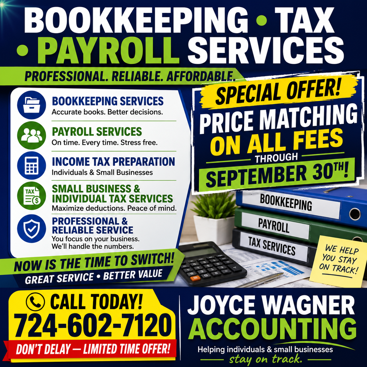 Joyce Wagner Accounting, Accounting in Slippery Rock, PA - photo 1