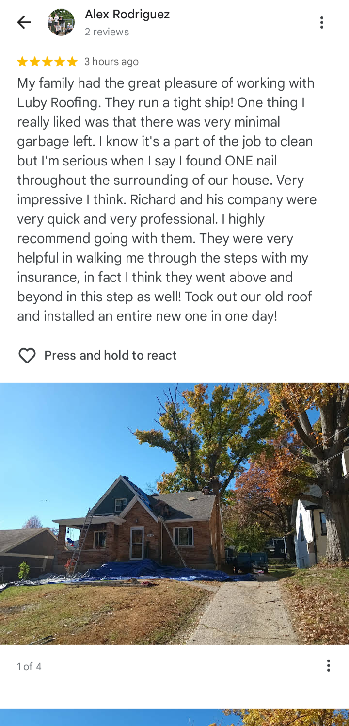 Luby Roofing, Gutter Repair in Liberty Township, OH - photo 6