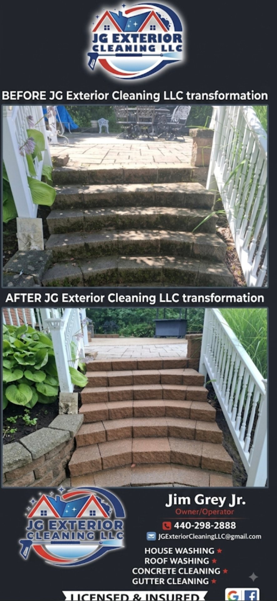 JG Exterior Cleaning LLC, Pressure Washing in Chardon, OH - photo 4