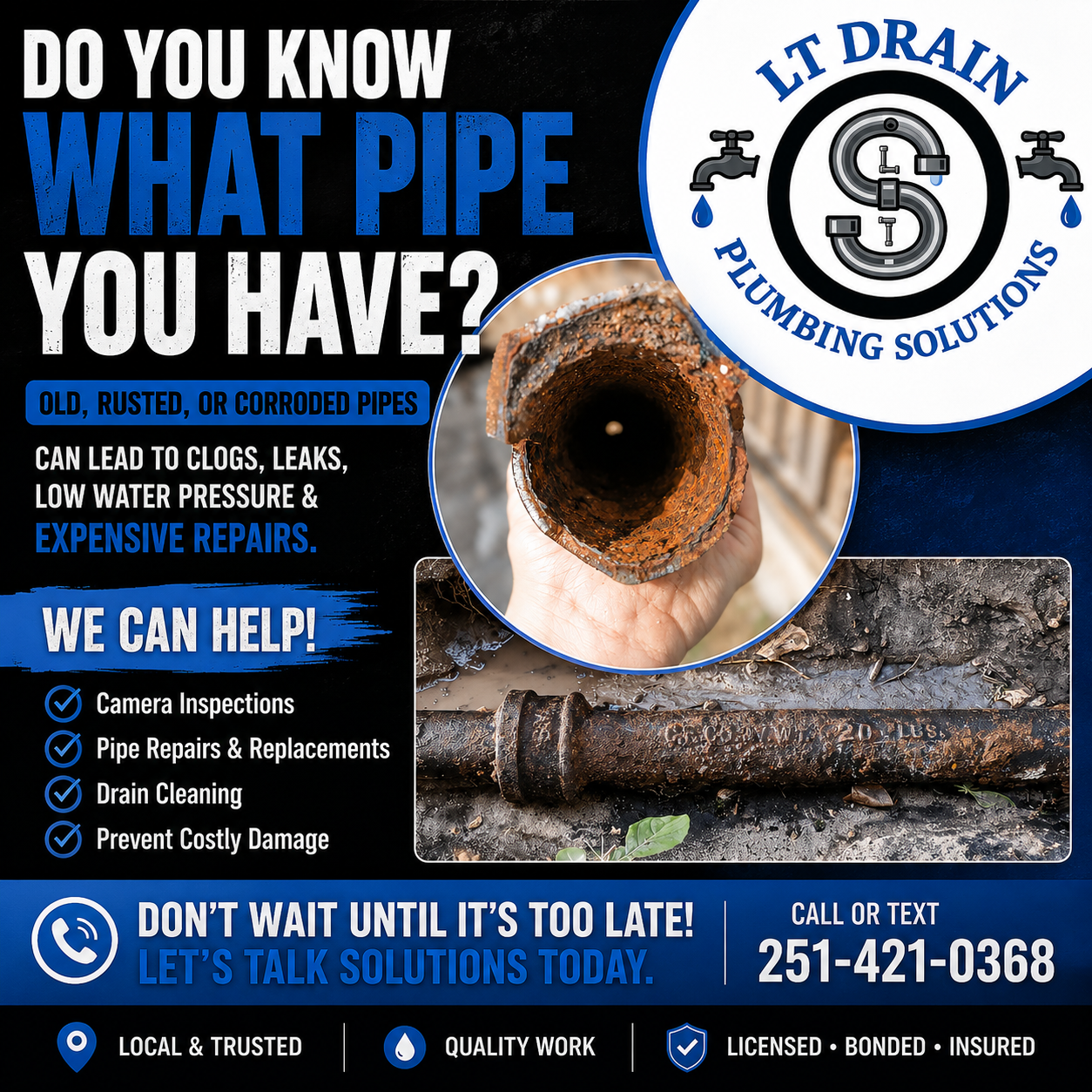 Lt drain and small repair, Emergency Plumbing in Wilmer, AL - photo 3