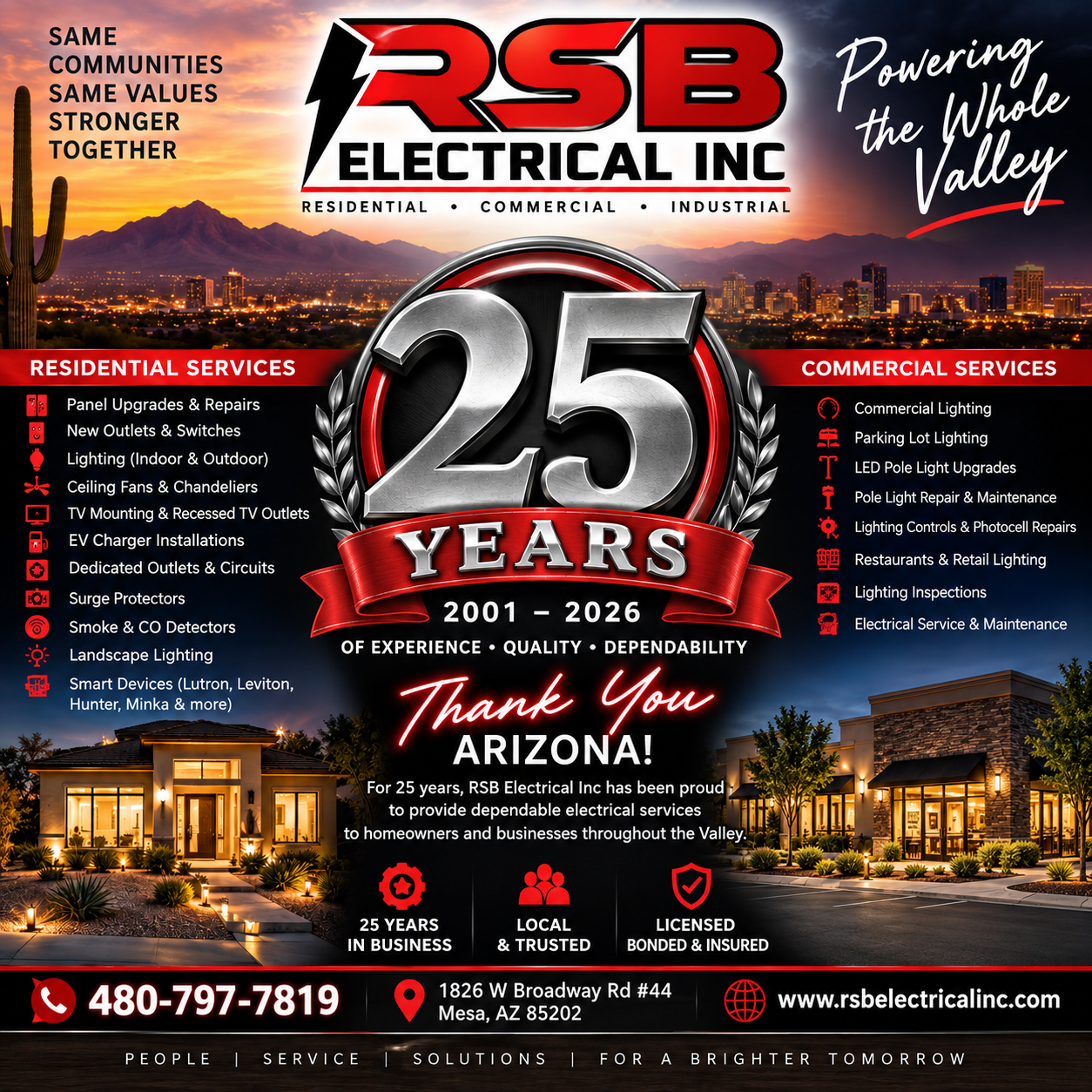 R S B Electrical Inc, Circuit Breaker Panel or Fuse Box Installation in Mesa, AZ - photo 1