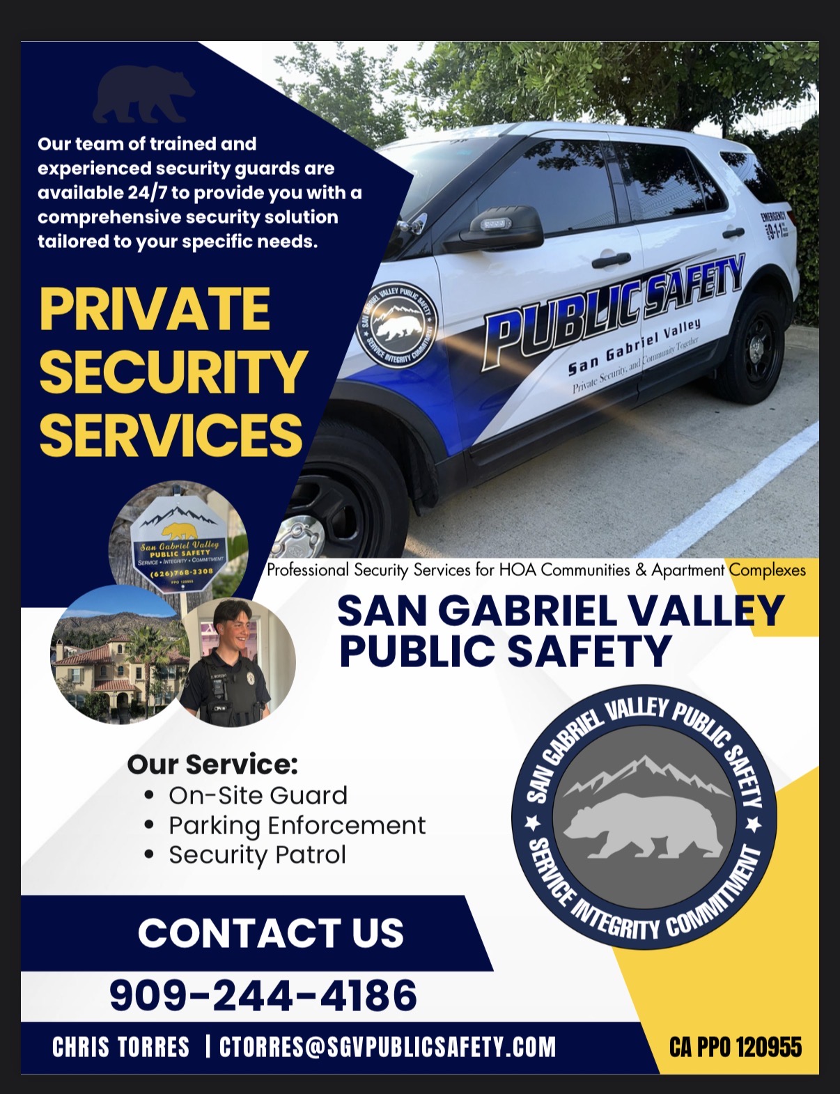 San Gabriel Valley Public Safety, Security and Body Guard Services in Glendora, CA - photo 2