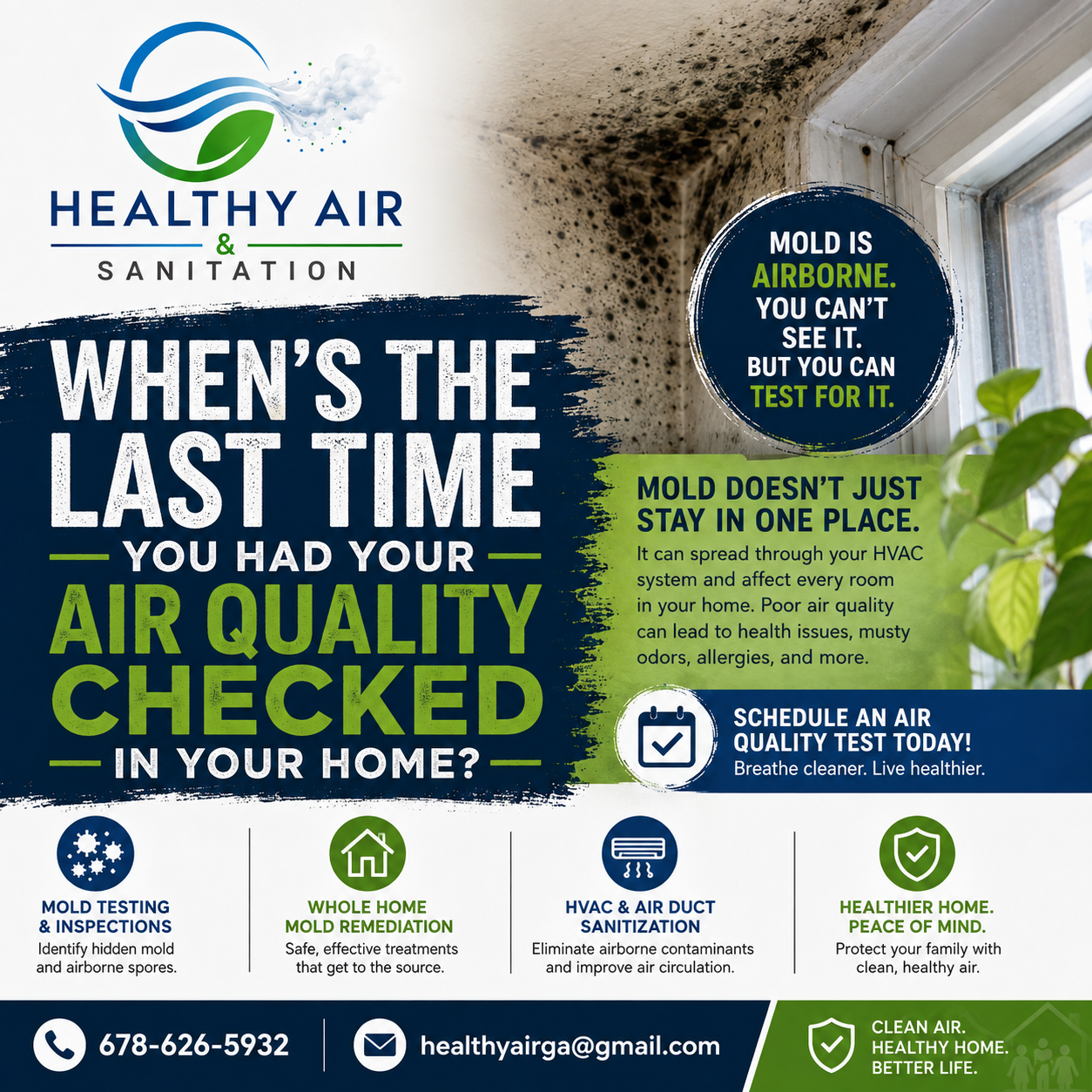 Healthy Air & Sanitation, Air Quality and Environmental Testing in Dallas, GA - photo 8