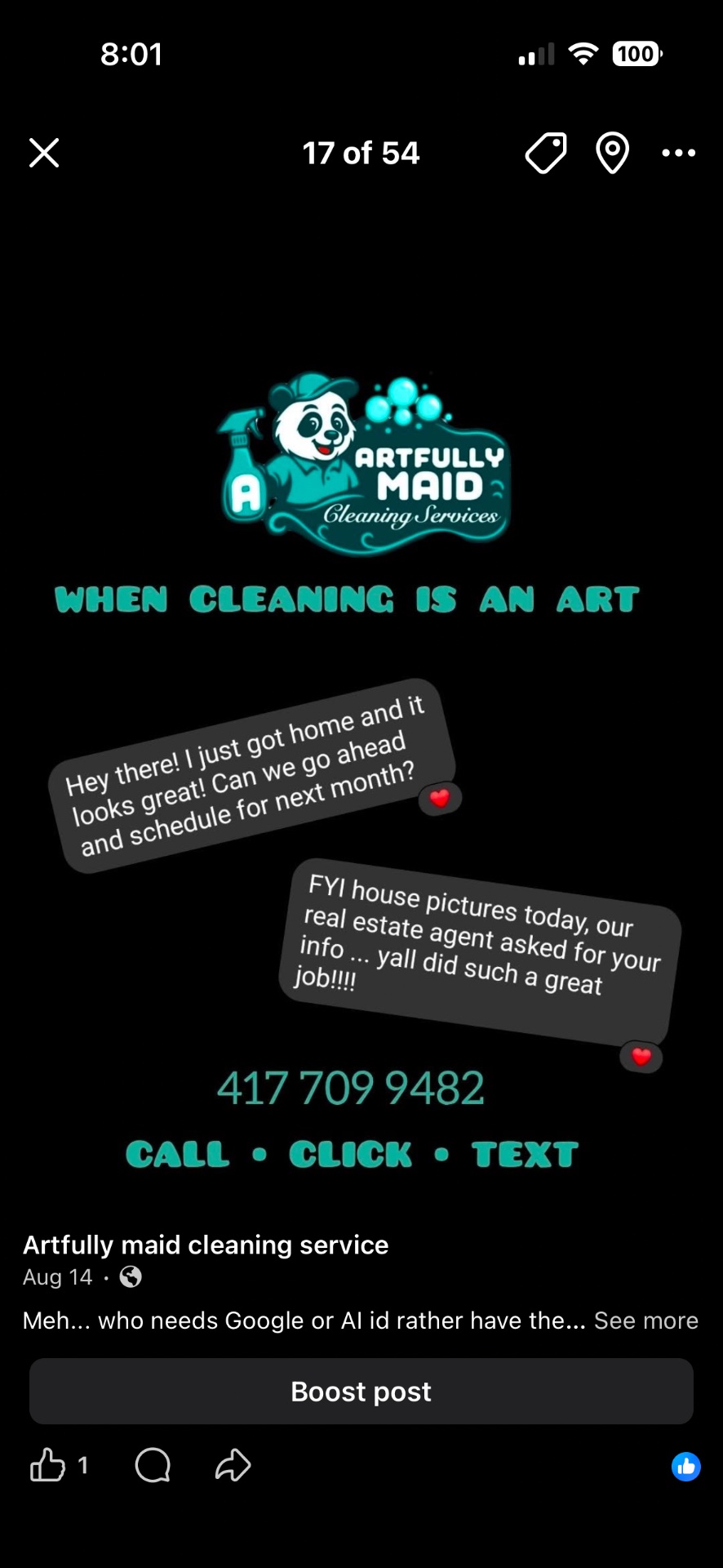Artfully Maid Cleaning Services, Carpet Cleaning in Rogersville, MO - photo 6