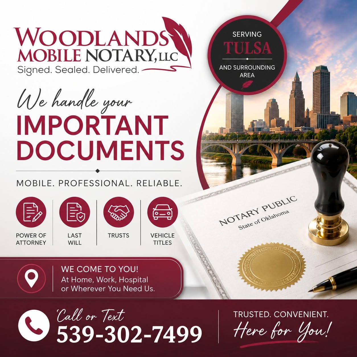 Woodlands Mobile Notary, Mobile Notary in Tulsa, OK - photo 2