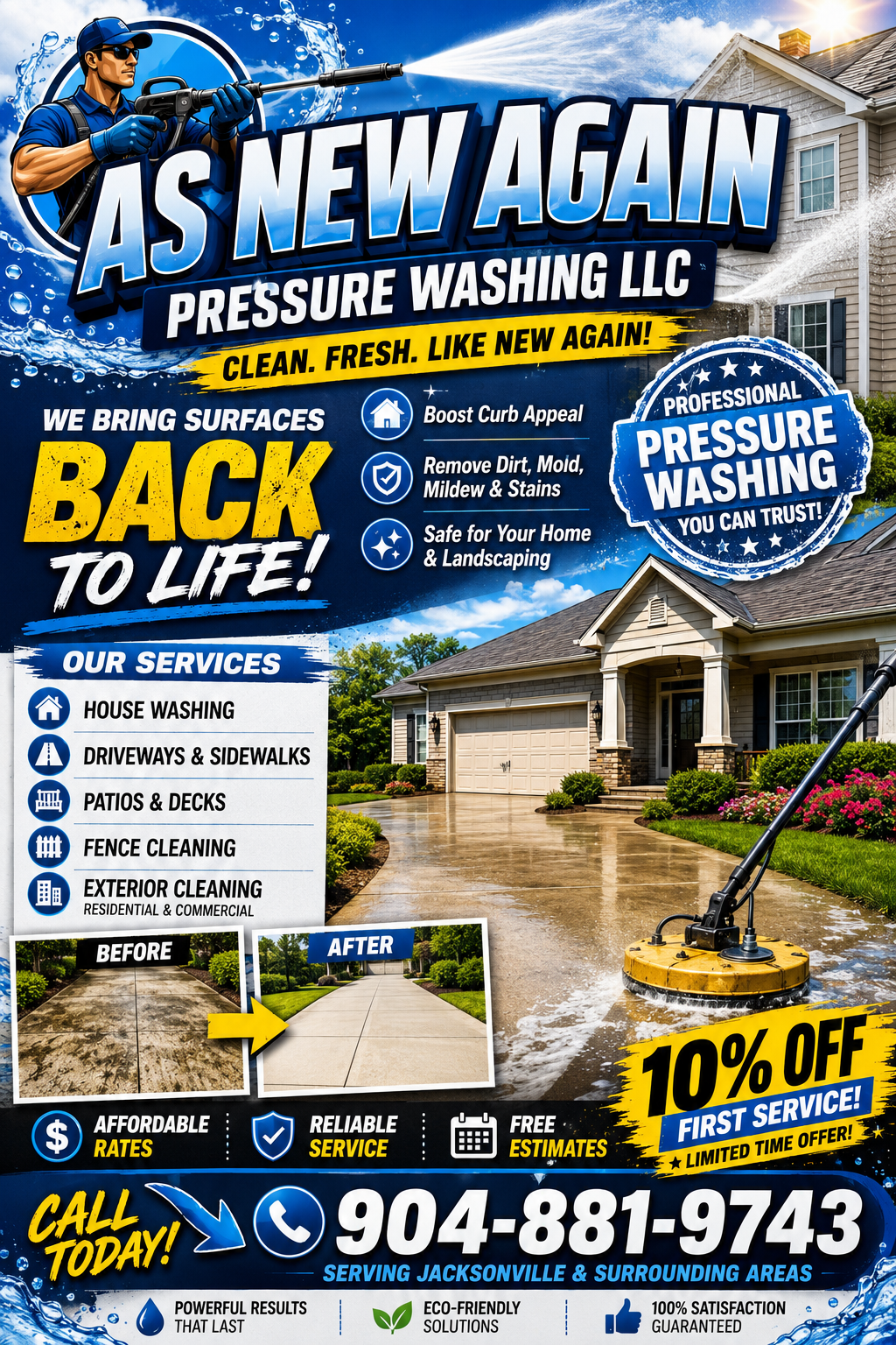 As New Again Pressure Washing llc, Pressure Washing in Jacksonville, FL - photo 1