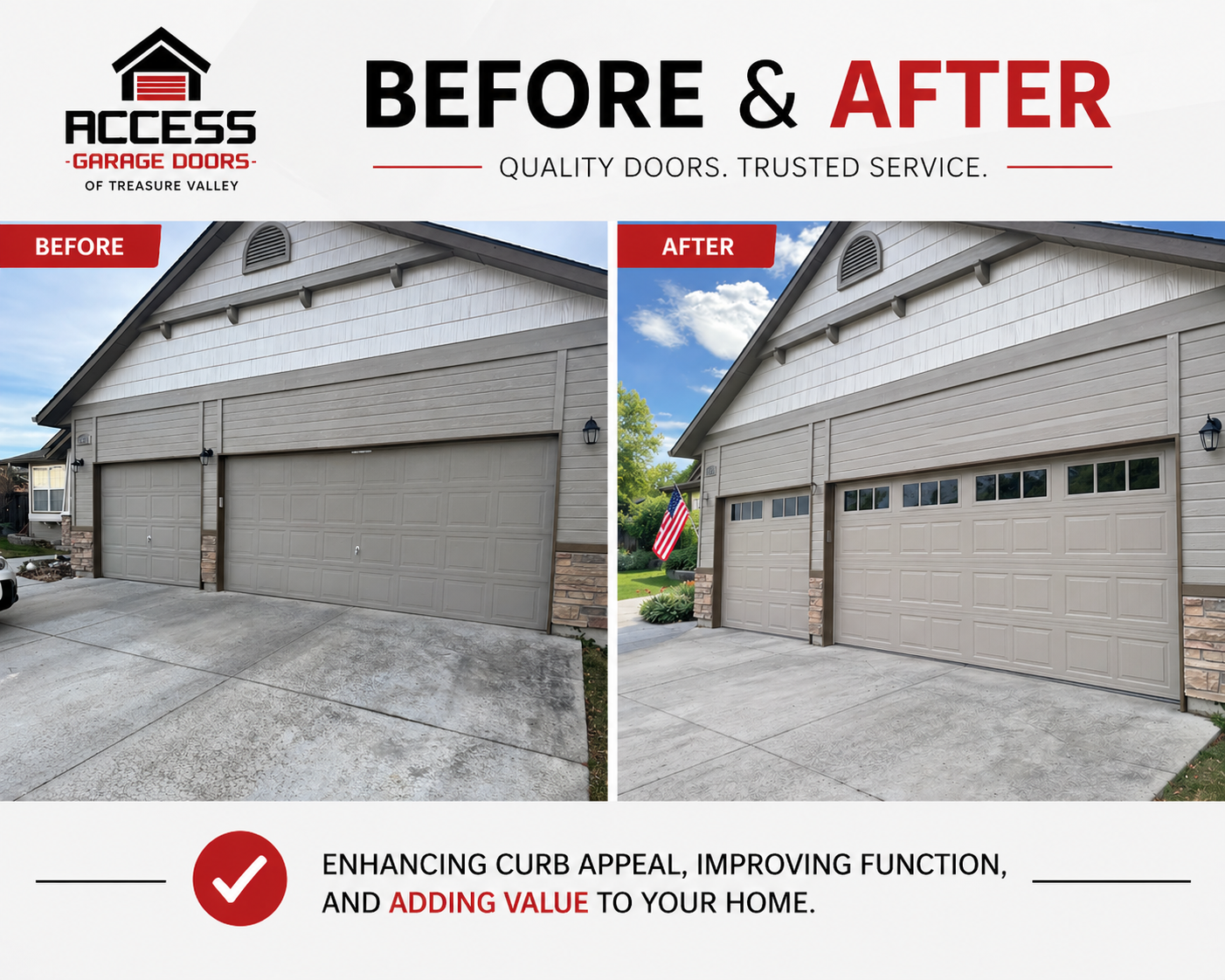 Access Garage Doors of Treasure Valley, Garage Door Installation or Replacement in Meridian, ID - photo 2