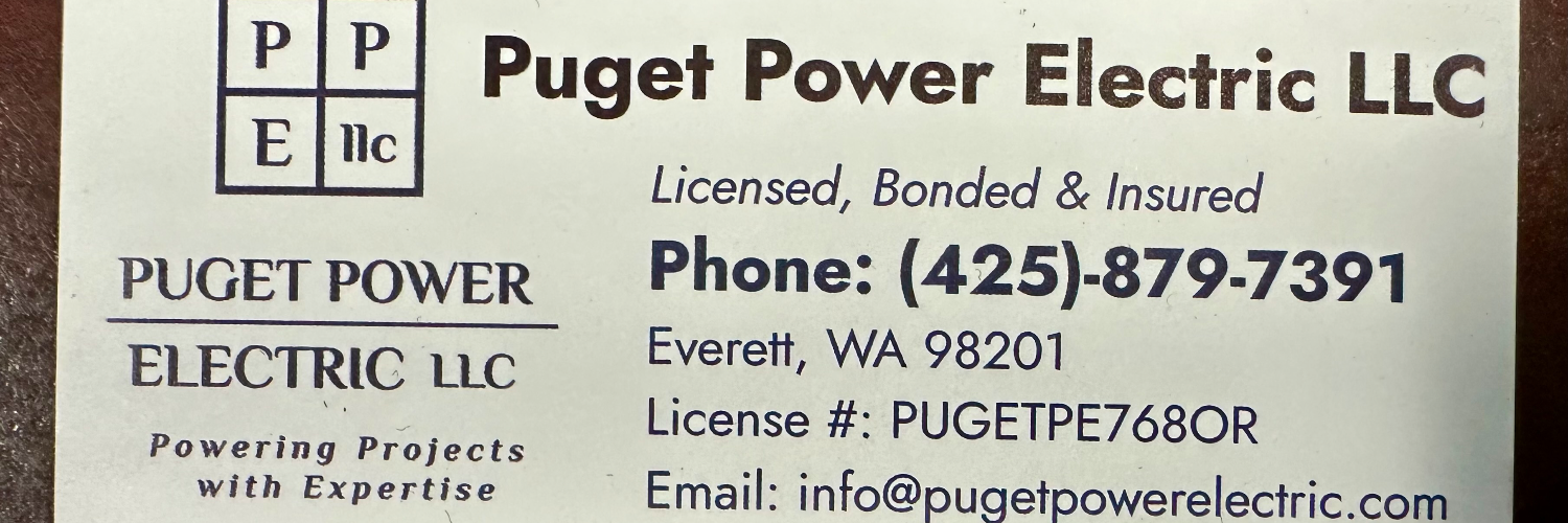 Puget Power Electric LLC cover photo