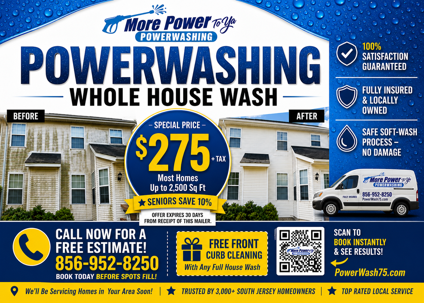 More Power to Ya Powerwashing LLC, Soft Washing in Riverside, NJ - photo 1