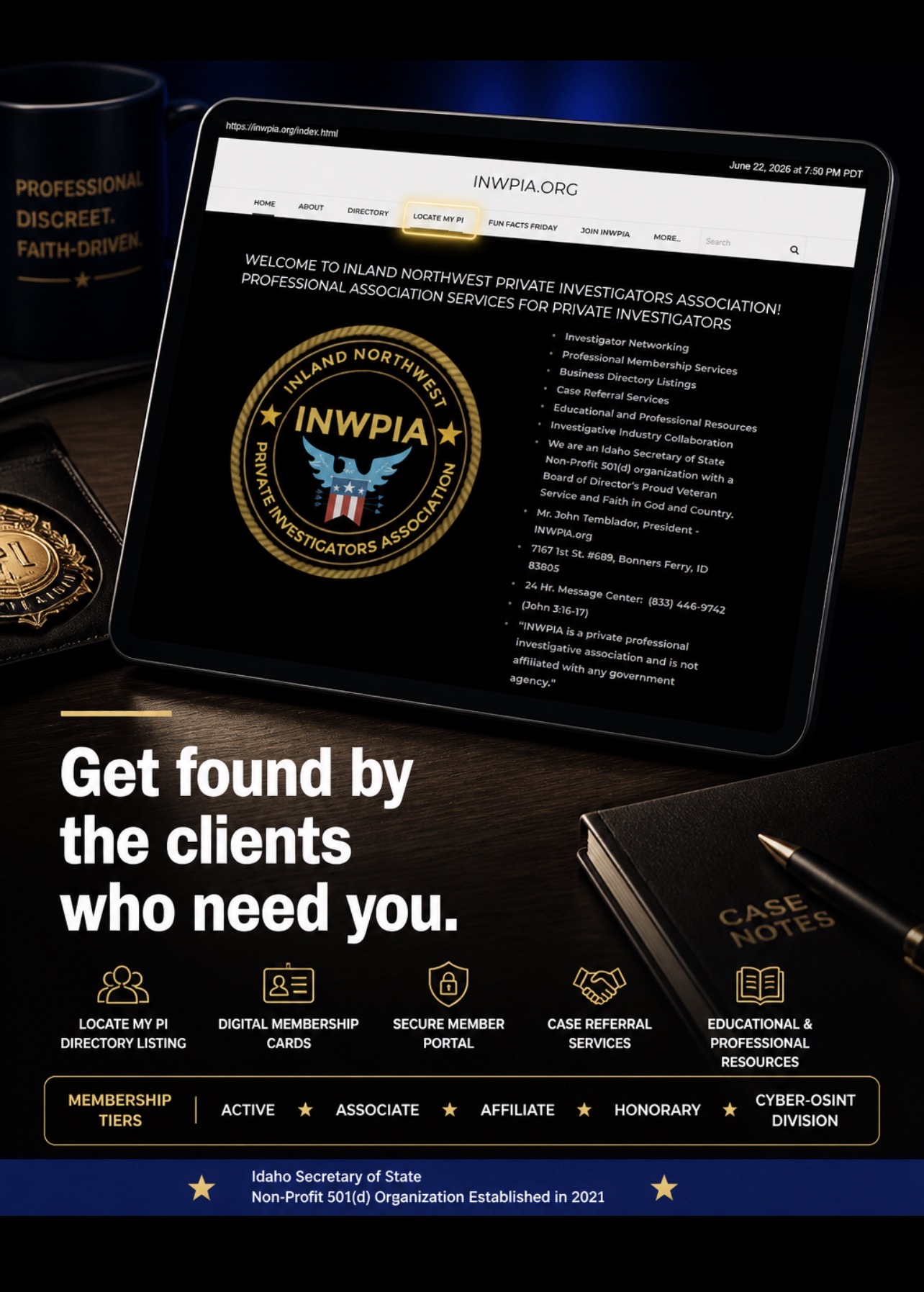 INWPIA - Inland NorthWest Private Investigators Association, Cybersecurity Solutions in Bonners Ferry, ID - photo 8