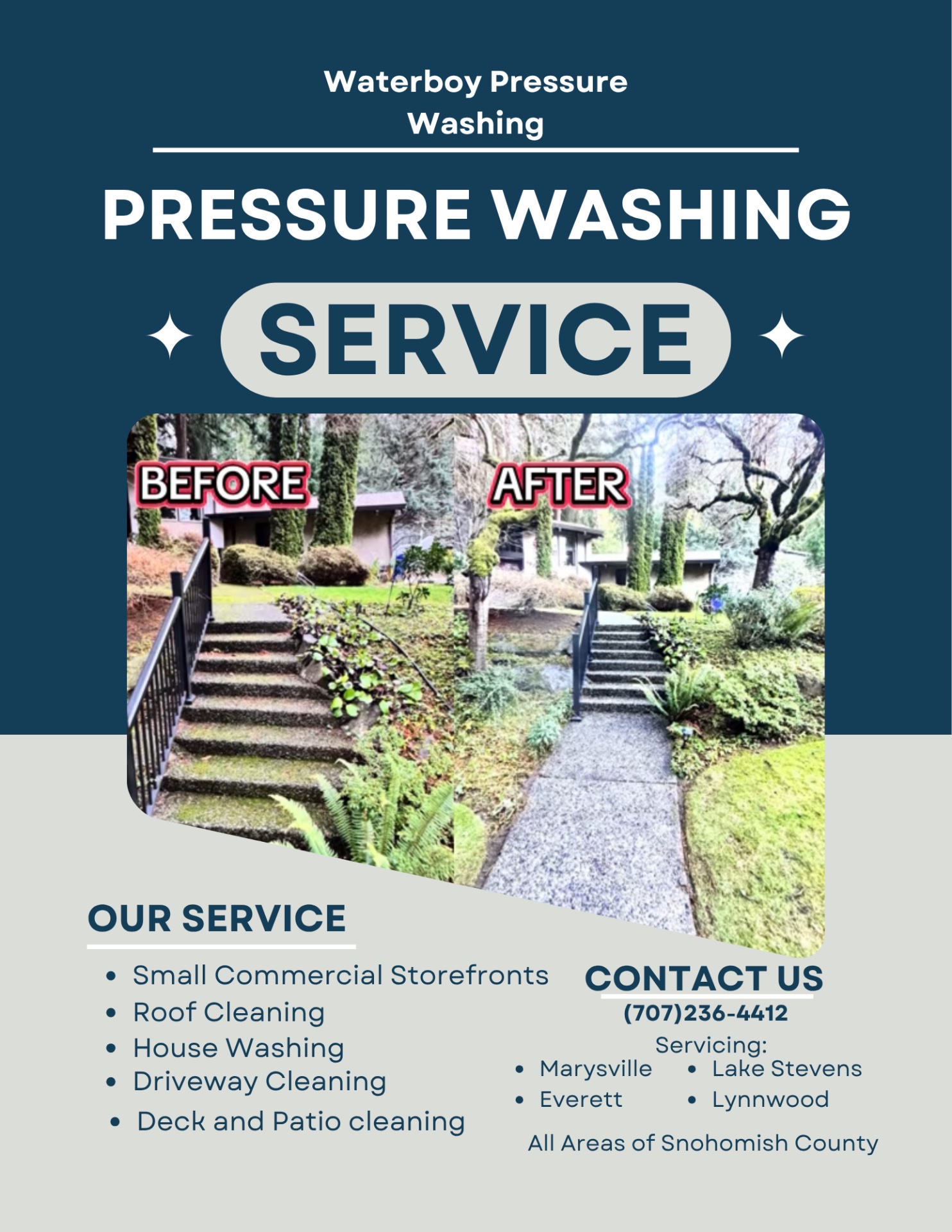 Waterboy Pressure Washing, Pressure Washing in Everett, WA - photo 3