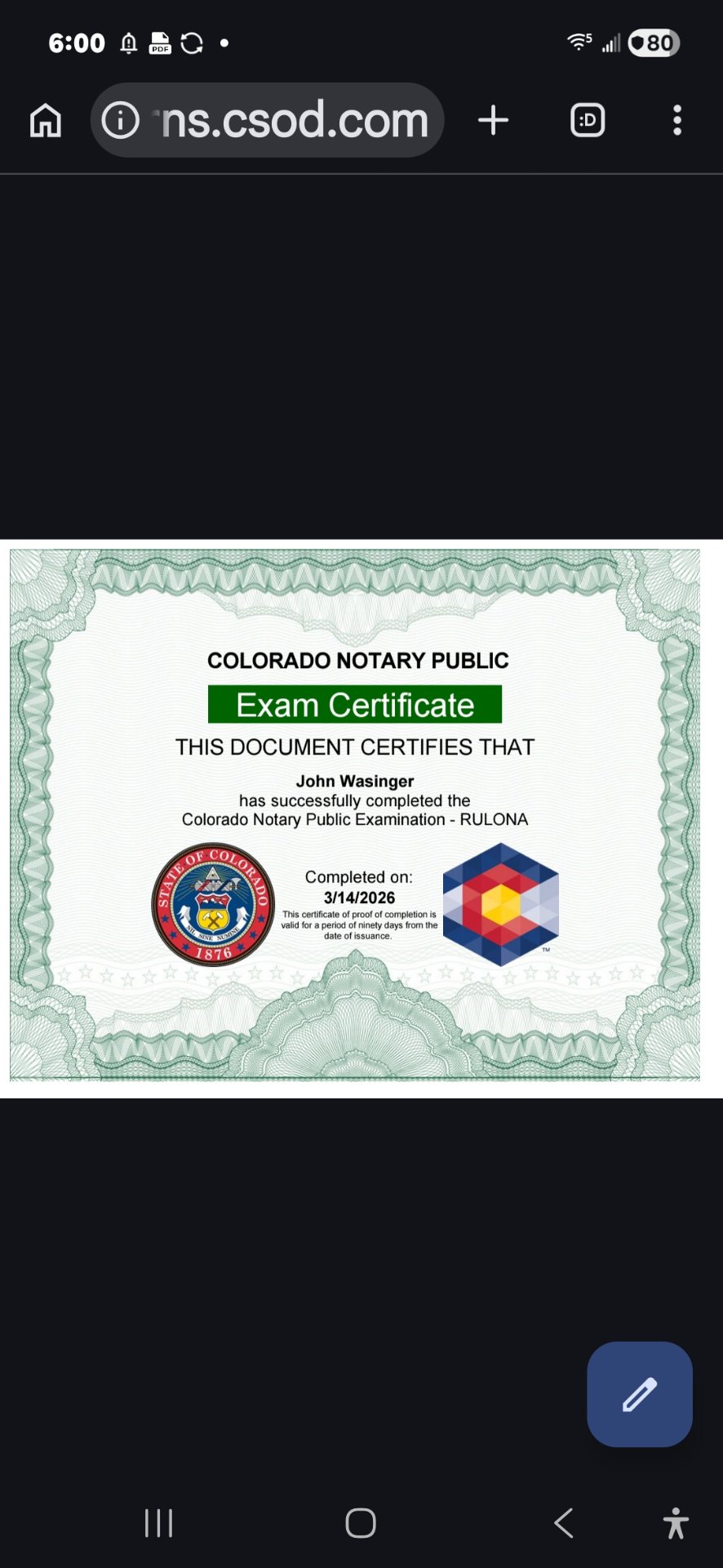 5280 Mobile Notary SVC, LLC, Notarization in Lakewood, CO - photo 7