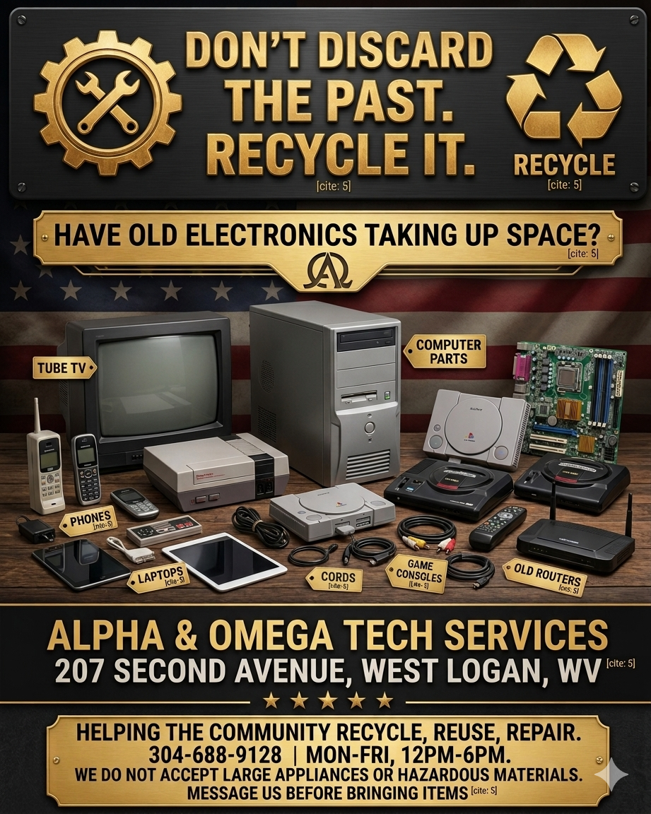 Alpha and Omega Tech Services, Electronics Repair in West Logan, WV - photo 8