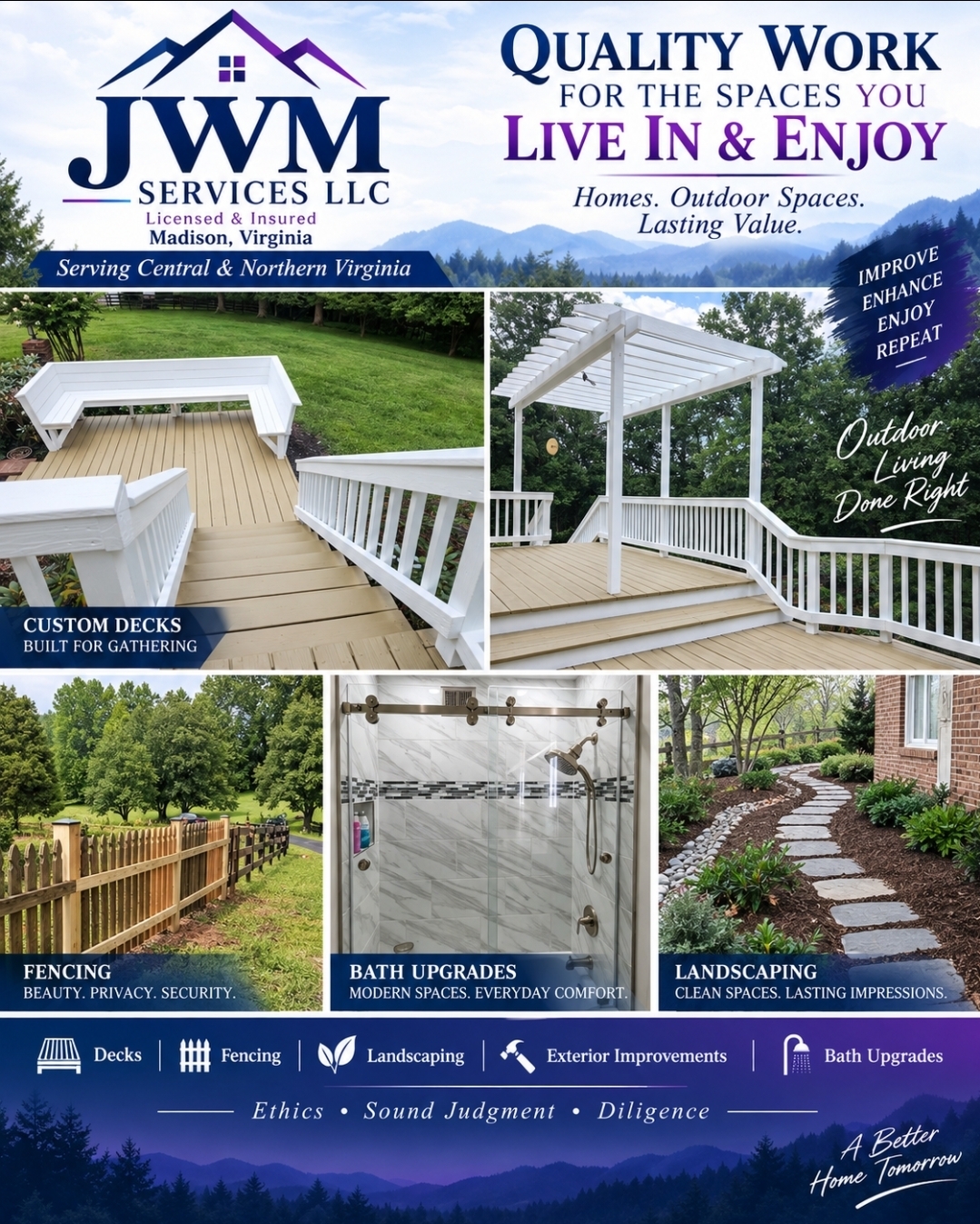 JWM Services LLC, Deck Staining and Sealing in Aroda, VA - photo 6