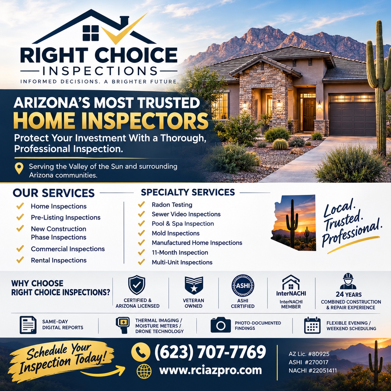 Inspektor Rozinya Right Choice Inspections - Avondale, AZ | LocateFaith