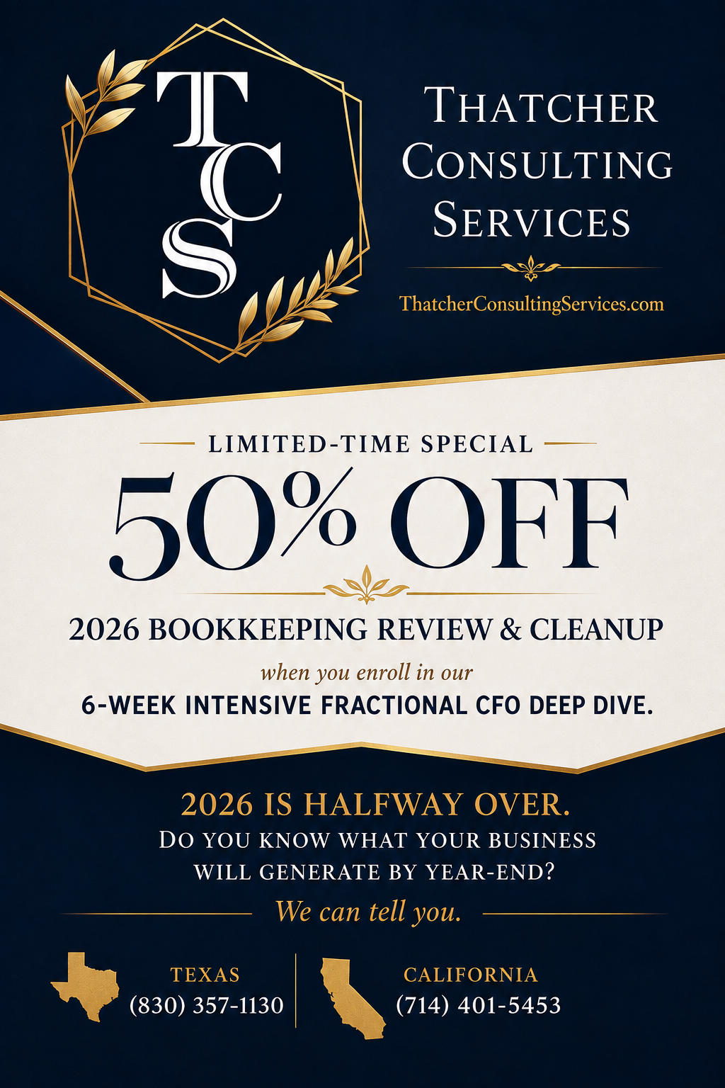 Thatcher Consulting Services, CFO Services in Boerne, TX - photo 1