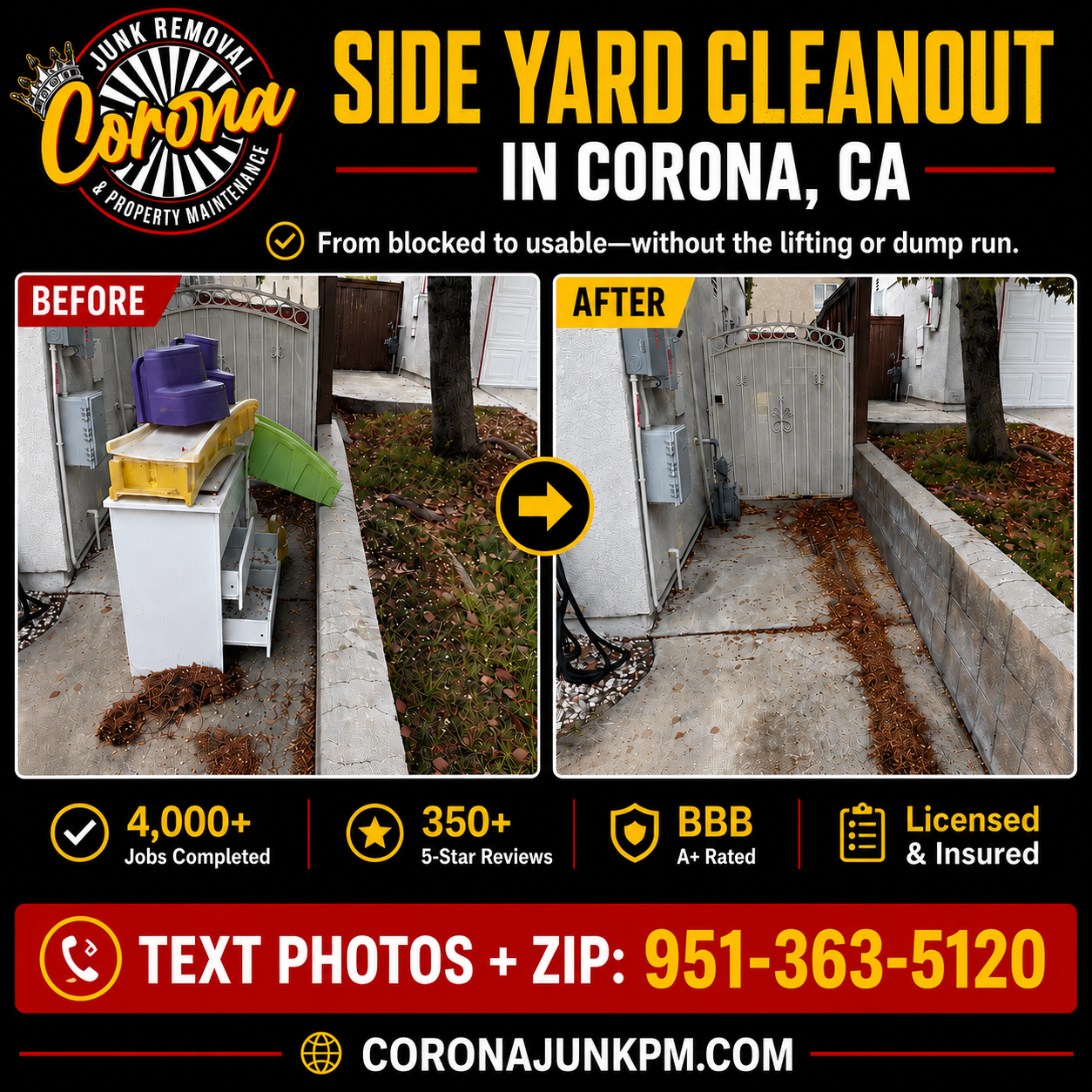 Corona Junk Removal & Property Maintenance LLC, Commercial Cleanouts in Corona, CA - photo 5