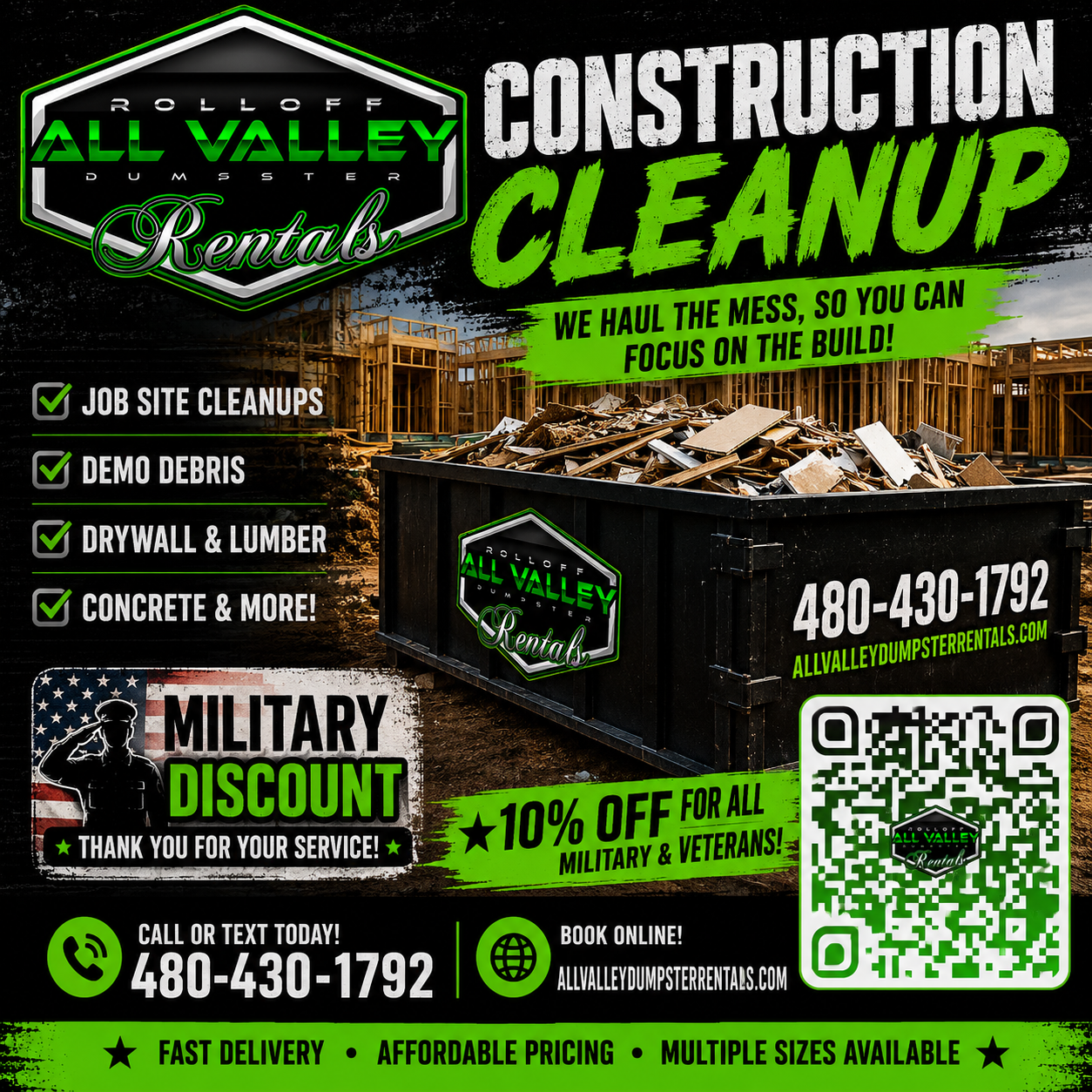All Valley Rolloff Dumpster Rentals, Dumpster Rental in San Tan Valley, AZ - photo 1
