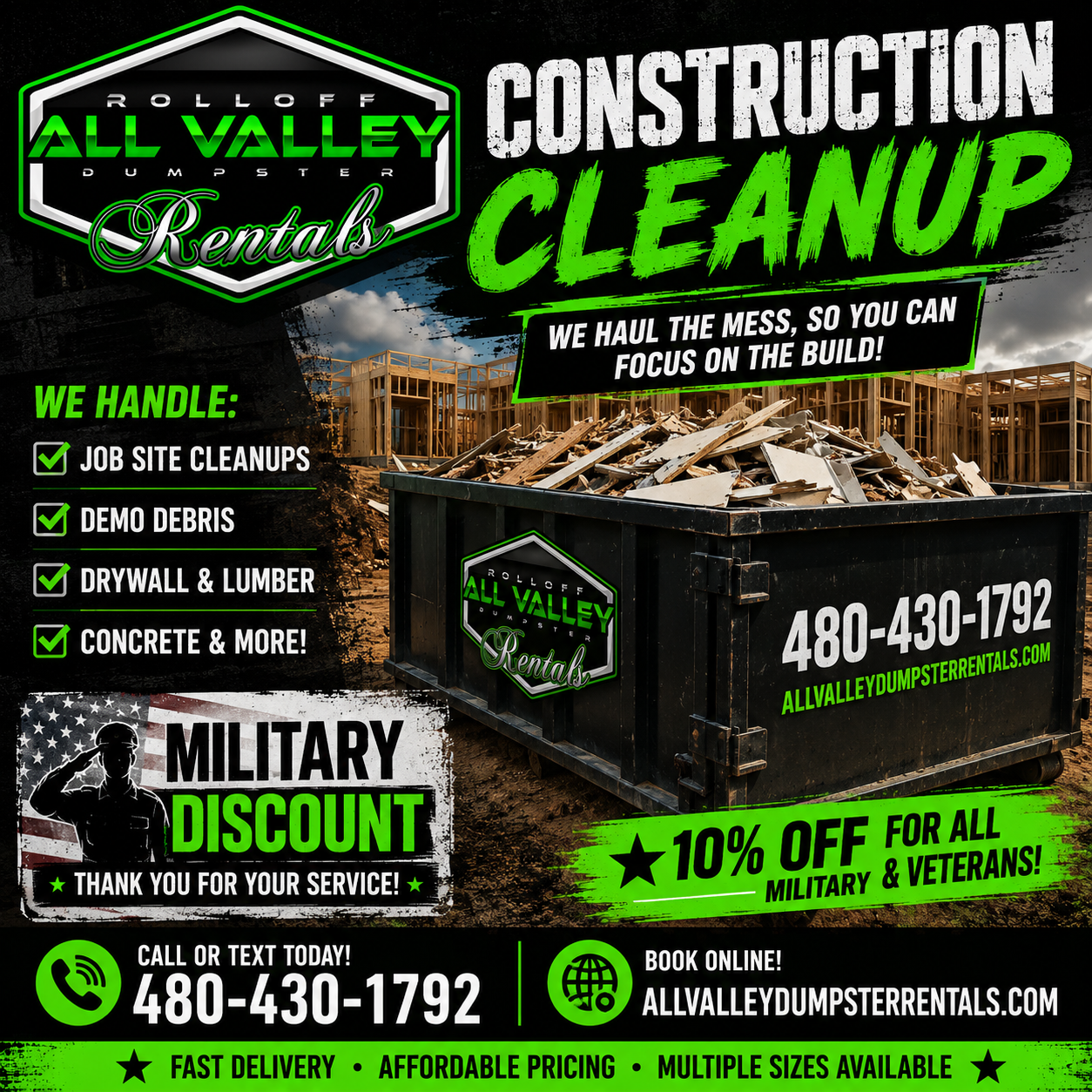 All Valley Rolloff Dumpster Rentals, Dumpster Rental in San Tan Valley, AZ - photo 2