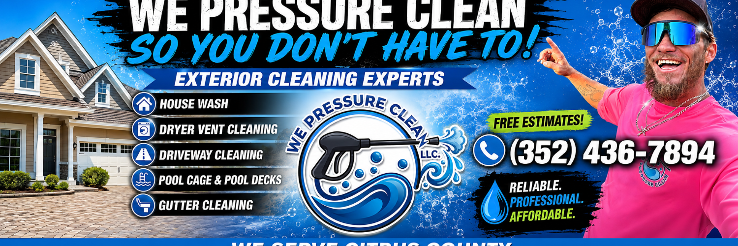 We Pressure Clean LLC cover photo