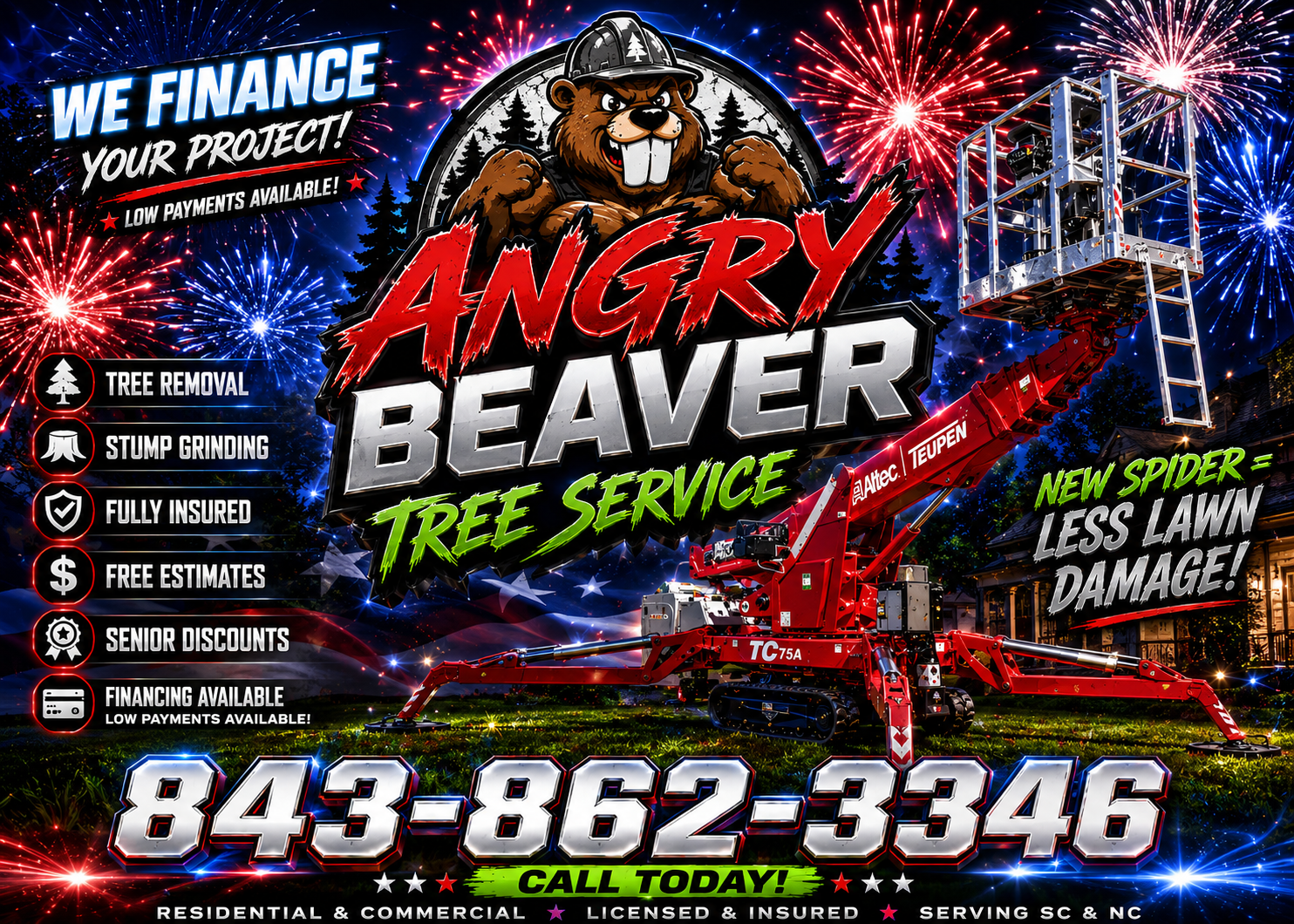 Angry Beaver Tree Service, Tree Services in Bennettsville, SC - photo 4