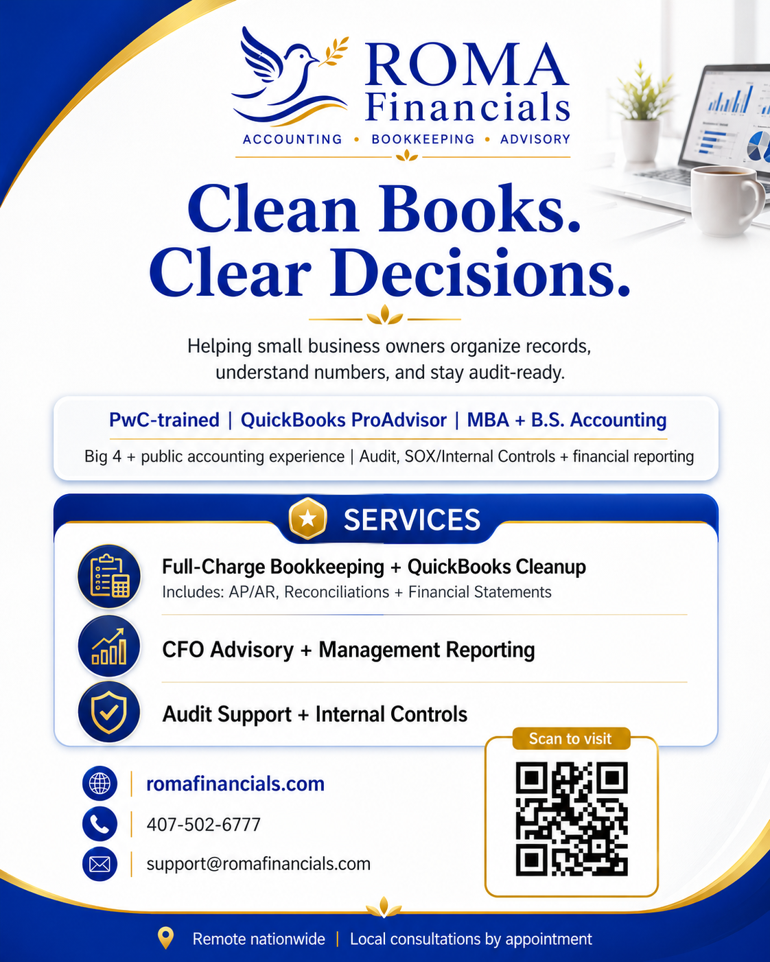 Roma Financials, Accounting in Kissimmee, FL - photo 1
