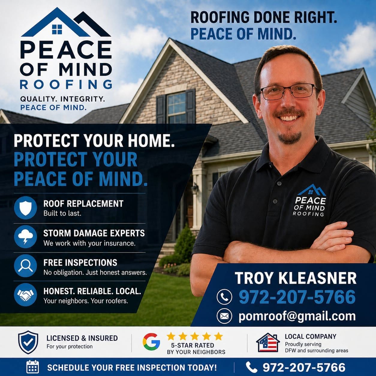 Peace Of Mind Roofing, Roof Installation or Replacement in Lavon, TX - photo 8