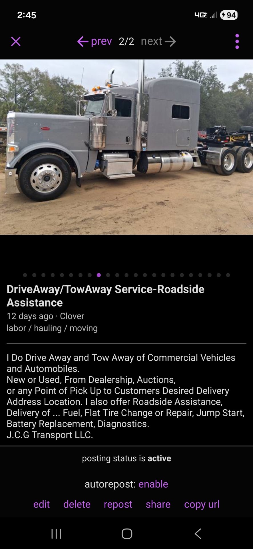 J.C.G.Transport LLC, Airport Shuttles in Clover, SC - photo 3
