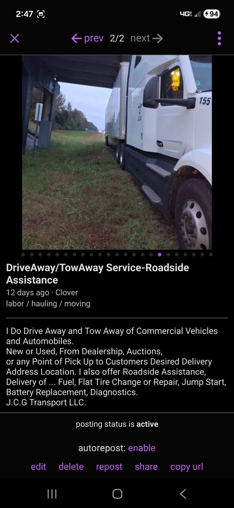 J.C.G.Transport LLC, Airport Shuttles in Clover, SC - photo 4