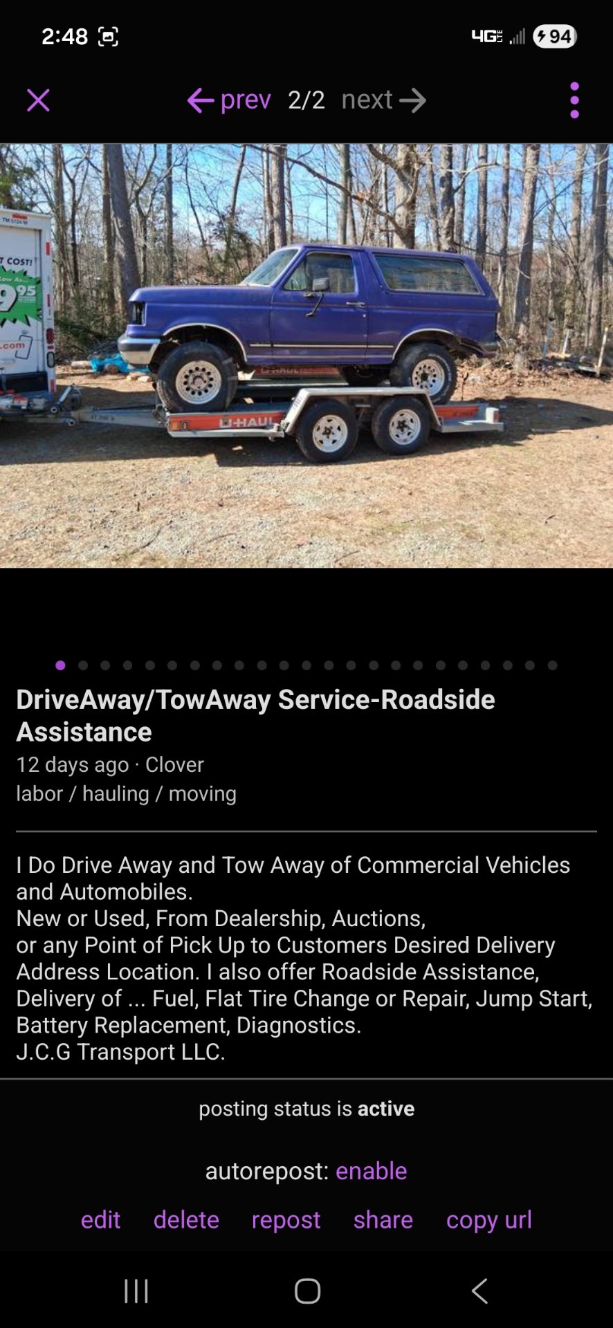 J.C.G.Transport LLC, Airport Shuttles in Clover, SC - photo 5