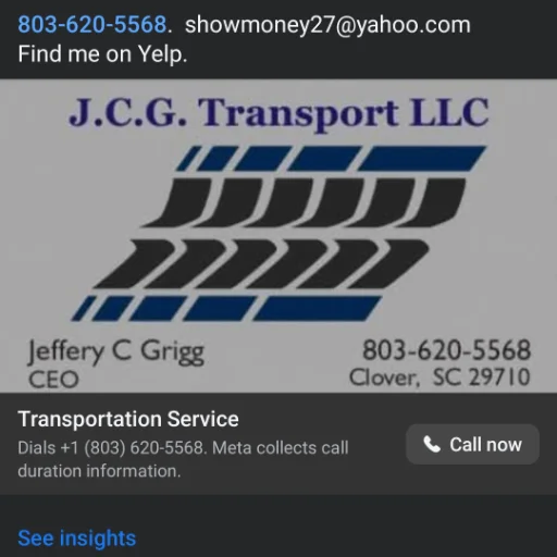 J.C.G.Transport LLC