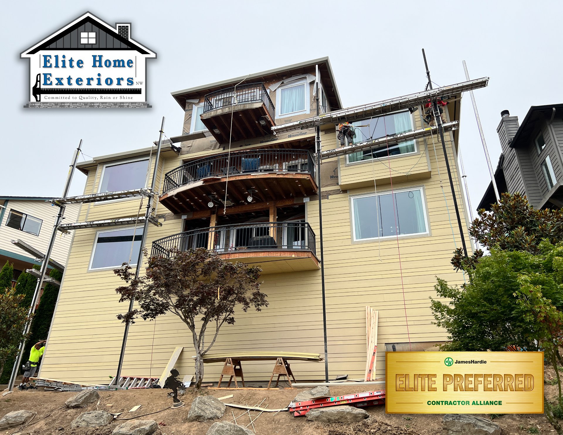 Elite Home Exteriors NW, Exterior Painting in Portland, OR - photo 4