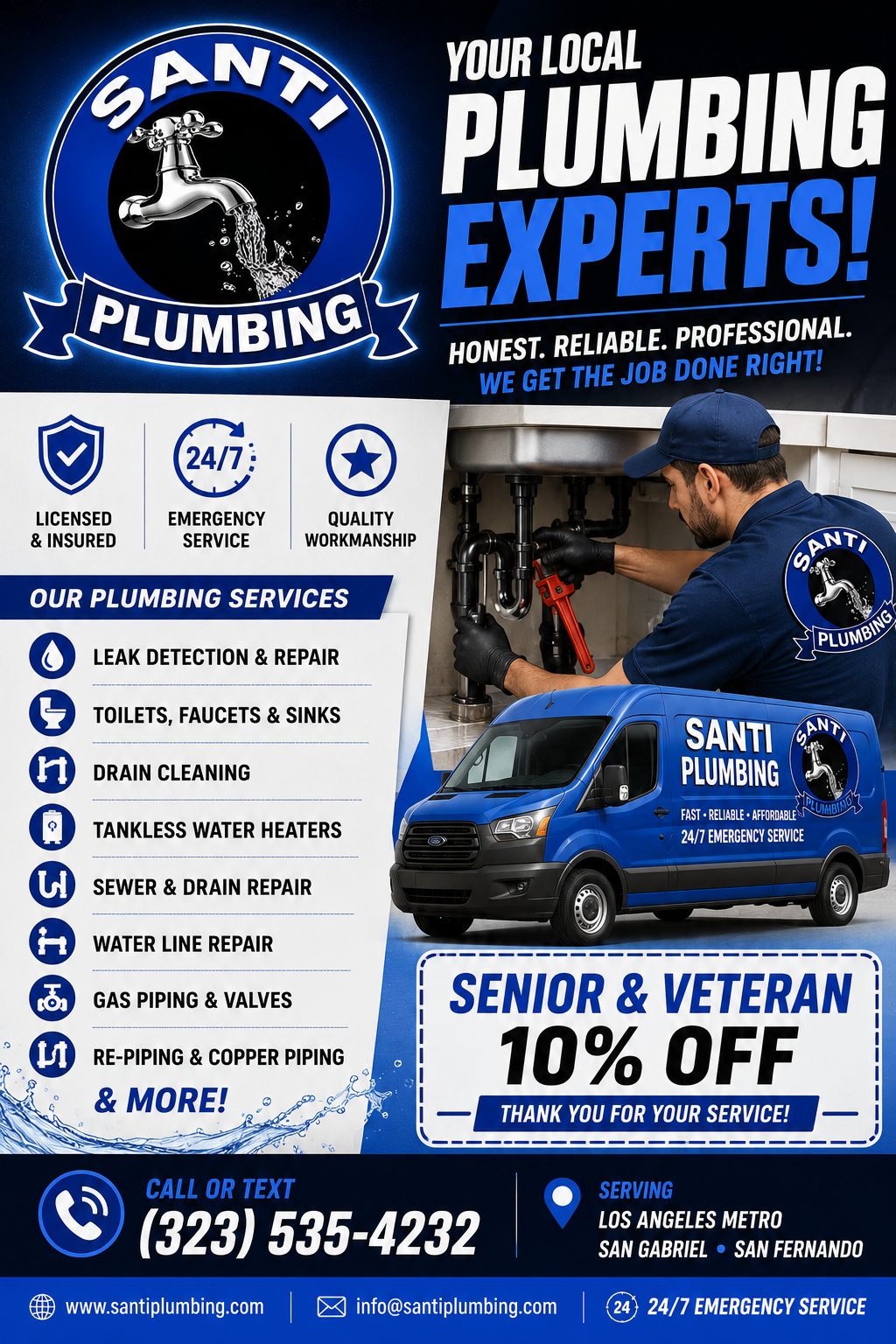 Santi Plumbing, Backflow Services in Los Angeles, CA - photo 1