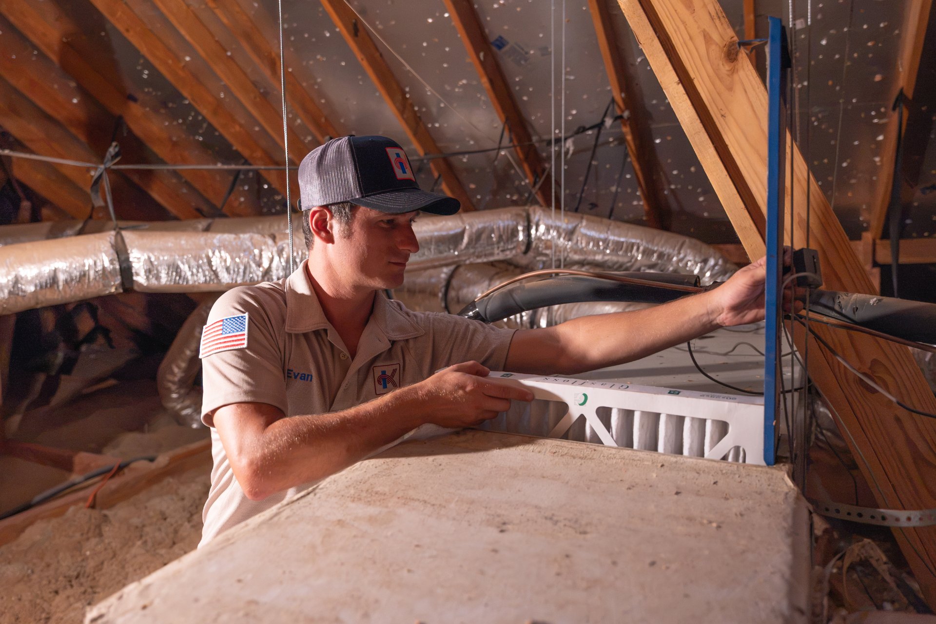 KMP Plumbing Heating & Air, Central Air Conditioning Installation or Replacement in Burleson, TX - photo 4