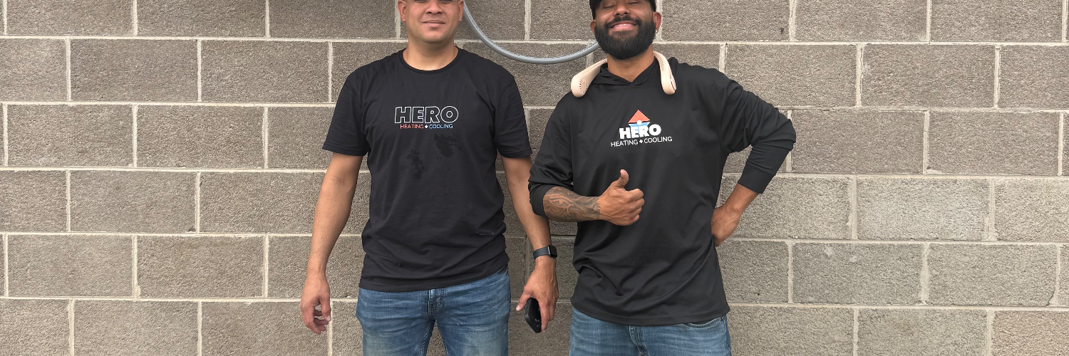 Hero heating and cooling cover photo