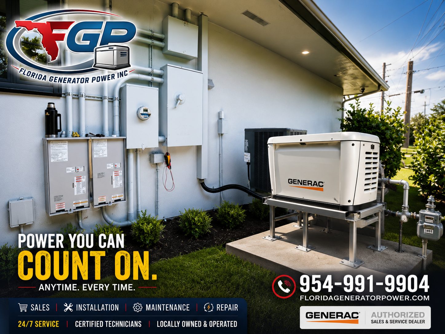 Florida Generator Power Inc, Generator Installation/Repair in Pompano Beach, FL - photo 5